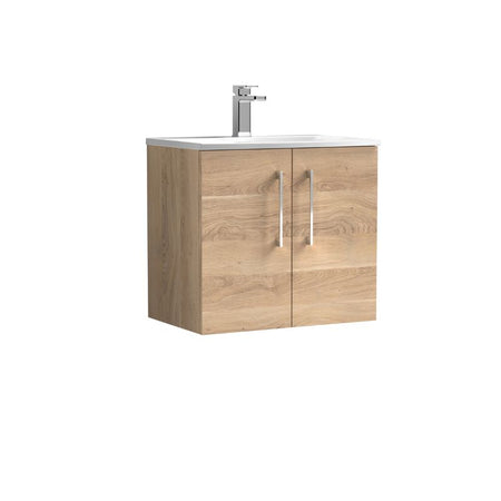 Nuie Arno Wall Hung 2-Door Vanity & Curved Basin (1 size, 8 colours) - Brand New Bathrooms