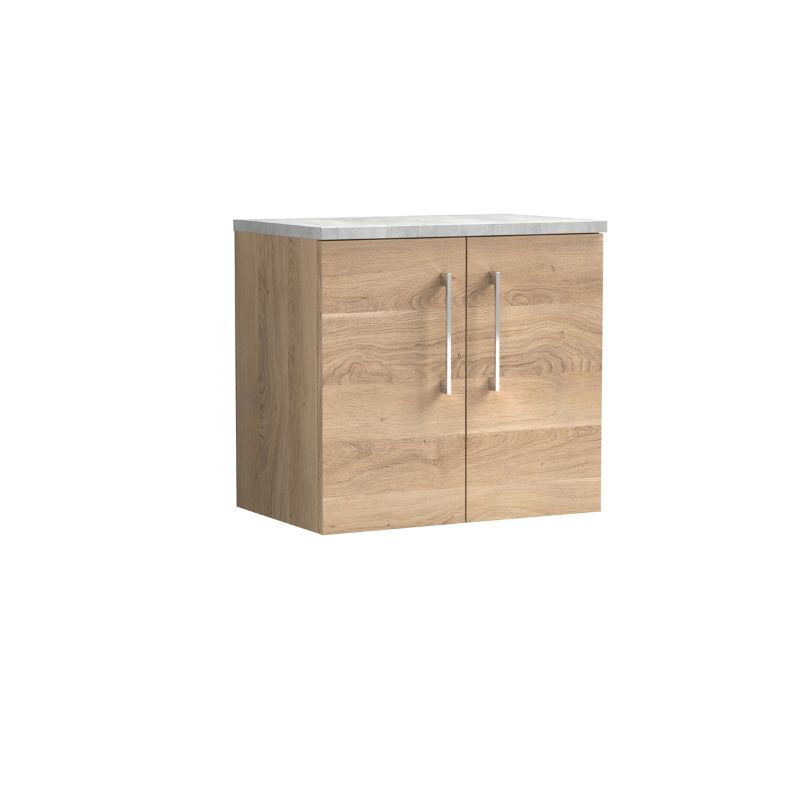 Nuie Arno Wall Hung 2-Door Vanity & Laminate (1 size, 2 styles, 8 colours) - Brand New Bathrooms
