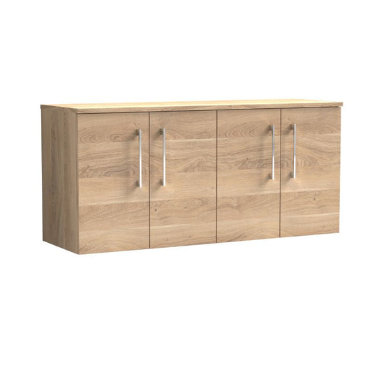 Nuie Arno Wall Hung 4-Door Vanity & Worktop (1 size, 8 colours) - Brand New Bathrooms