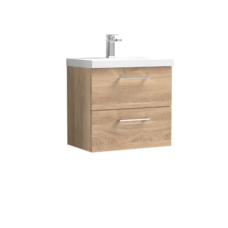 Nuie Arno Wall Hung 2 Drawer Vanity & Basin 1 (1 size, 9 colours) - Brand New Bathrooms