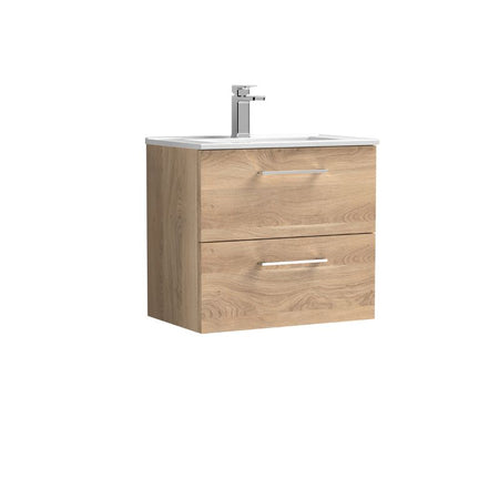 Nuie Arno Wall Hung 2 Drawer Vanity & Basin 2 (1 size, 9 colours) - Brand New Bathrooms