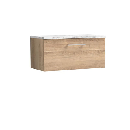 Nuie Arno Wall Hung Single Drawer Vanity & Laminate (1 size, 2 styles, 9 colours) - Brand New Bathrooms