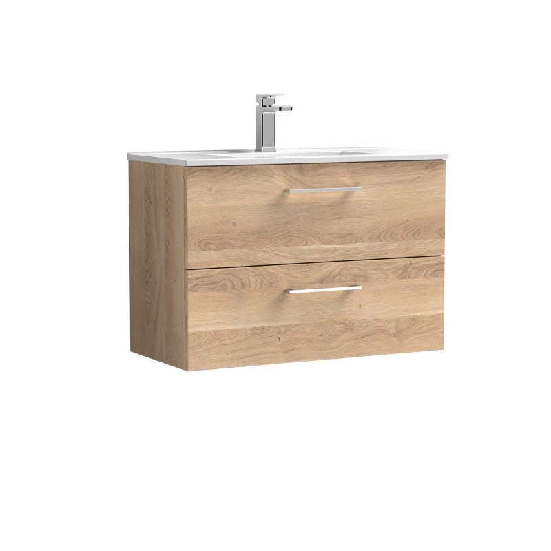 Nuie Arno Wall Hung 2 Drawer Vanity & Basin 2 (1 size, 9 colours) - Brand New Bathrooms