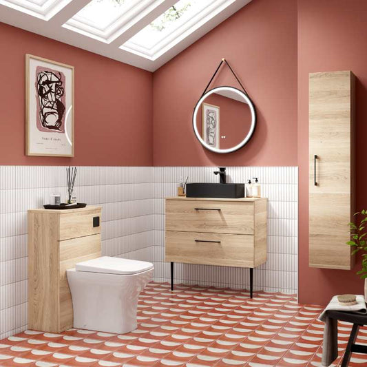 Nuie Arno Tall Unit 1 Door (3 sizes, 5 colours) - Brand New Bathrooms