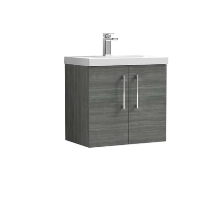 Nuie Arno Wall Hung 2 Door Vanity & Basin 3 (1 size, 8 colours) - Brand New Bathrooms