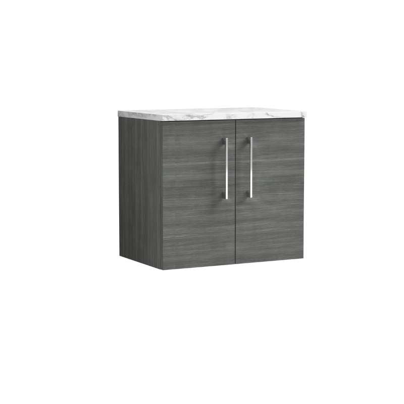 Nuie Arno Wall Hung 2-Door Vanity & Laminate (1 size, 2 styles, 8 colours) - Brand New Bathrooms