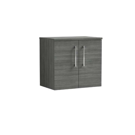 Nuie Arno Wall Hung 2-Door Vanity & Worktop (1 size, 7 colours) - Brand New Bathrooms