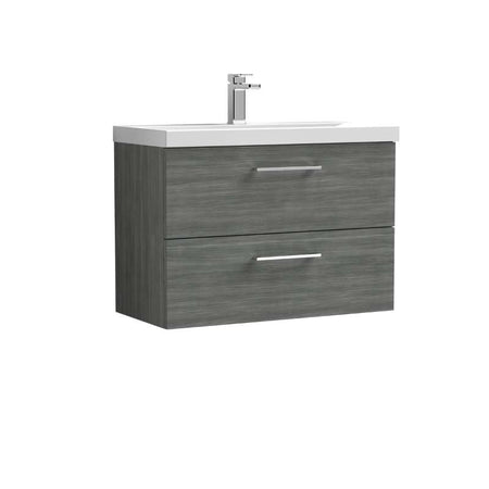 Nuie Arno Wall Hung 2 Drawer Vanity & Basin 1 (1 size, 9 colours) - Brand New Bathrooms