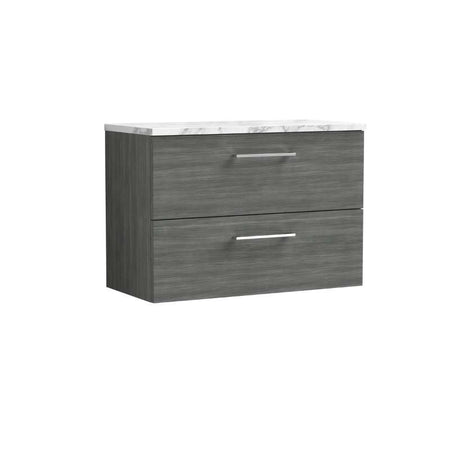 Nuie Arno Wall Hung 2 Drawer Vanity & Laminate (1 size, 2 styles, 9 colours) - Brand New Bathrooms