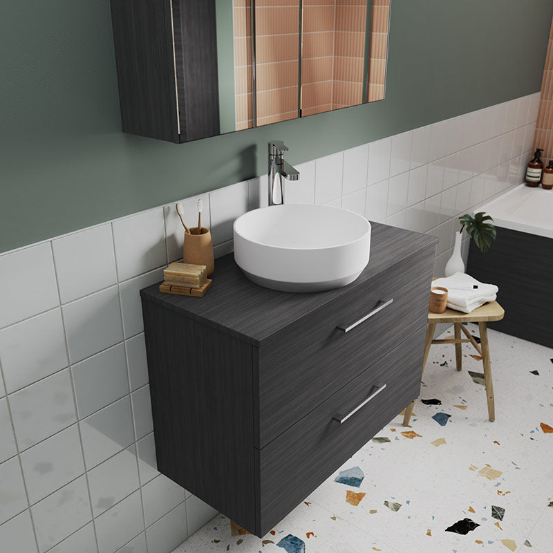 Nuie Luxe Round Vessel Basin (1 size, 3 colours) - Brand New Bathrooms