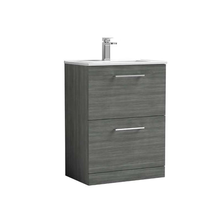 Nuie Arno Floor Standing 2 Drawer Vanity & Basin 2 (1 size, 9 colours) - Brand New Bathrooms