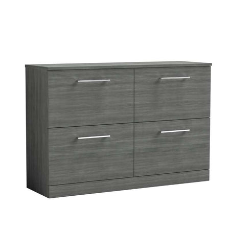 Nuie Arno Floor Standing 4 Drawer Vanity & Worktop (1 size, 9 colours) - Brand New Bathrooms
