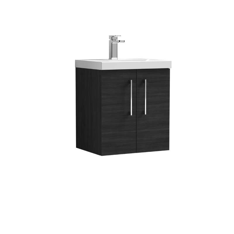 Nuie Arno Wall Hung 2 Door Vanity & Basin 3 (1 size, 8 colours) - Brand New Bathrooms