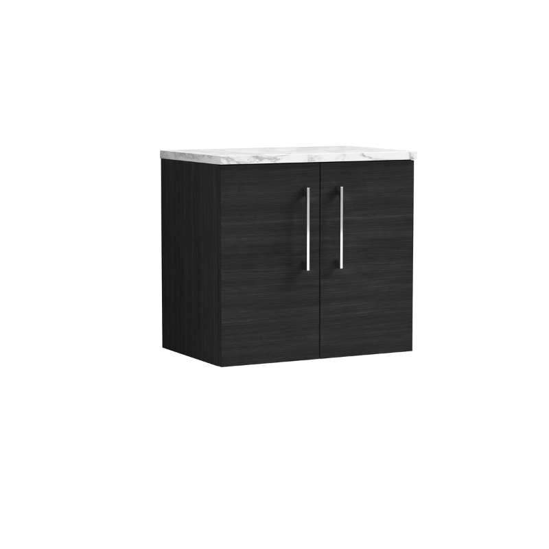 Nuie Arno Wall Hung 2-Door Vanity & Laminate (1 size, 2 styles, 8 colours) - Brand New Bathrooms