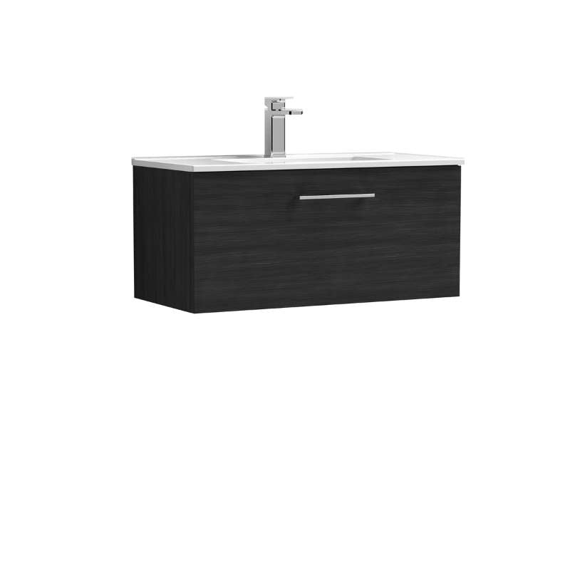 Nuie Arno Wall Hung 1 Drawer Vanity & Basin 2 (1 size, 9 colours) - Brand New Bathrooms
