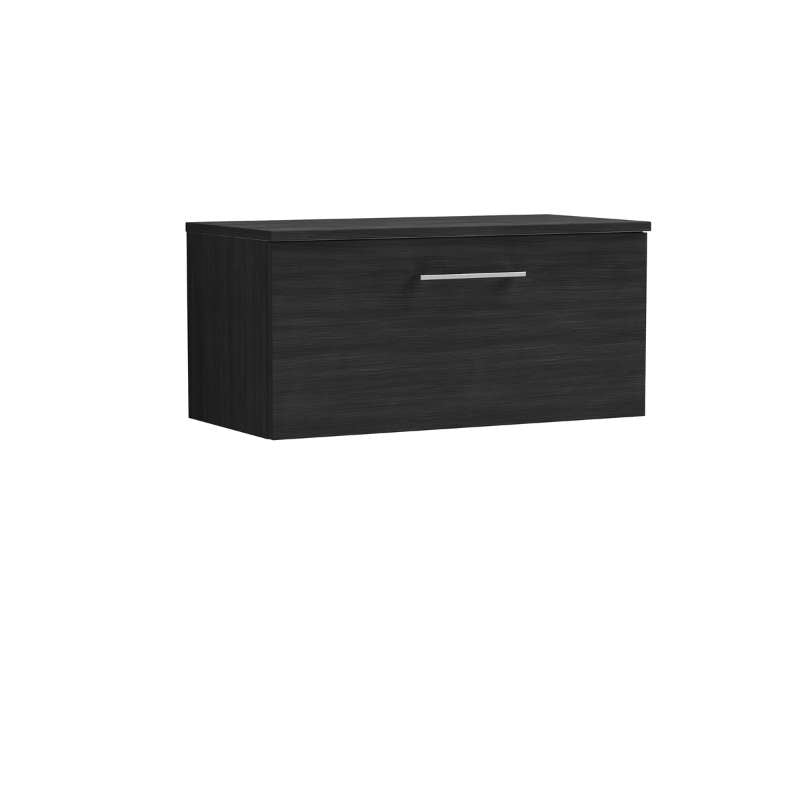 Nuie Arno Wall Hung 1 Drawer Vanity & Worktop (1 size, 9 colours) - Brand New Bathrooms