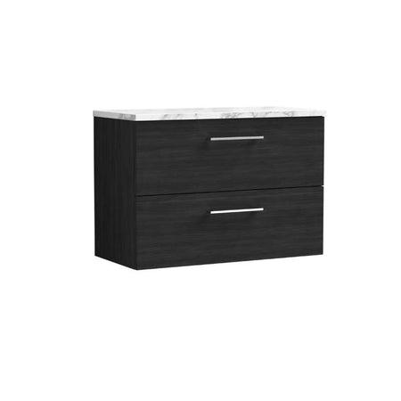 Nuie Arno Wall Hung 2 Drawer Vanity & Laminate (1 size, 2 styles, 9 colours) - Brand New Bathrooms