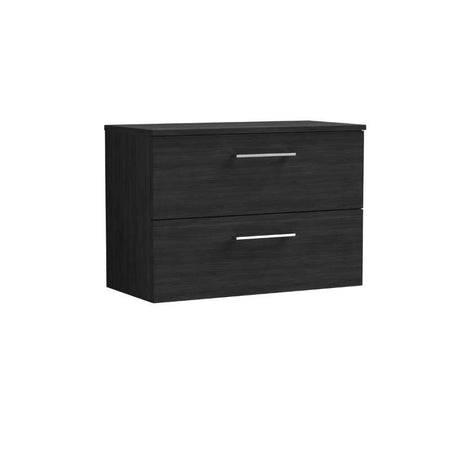 Nuie Arno Wall Hung 2 Drawer Vanity & Worktop (1 size, 9 colours) - Brand New Bathrooms