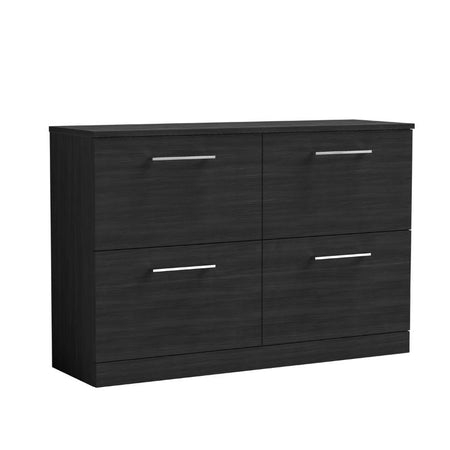 Nuie Arno Floor Standing 4 Drawer Vanity & Worktop (1 size, 9 colours) - Brand New Bathrooms