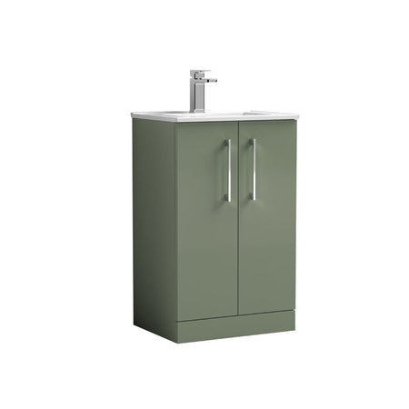 Nuie Arno Floor Standing 2-Door Vanity & Minimalist Basin (1 size, 9 colours) - Brand New Bathrooms