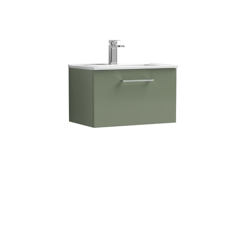Nuie Arno Wall Hung 1 Drawer Vanity & Basin 2 (1 size, 9 colours) - Brand New Bathrooms