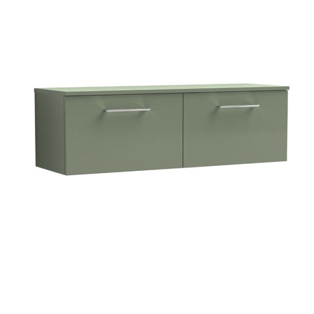 Nuie Arno Wall Hung 2 Drawer Vanity & Worktop (1 size, 9 colours) - Brand New Bathrooms