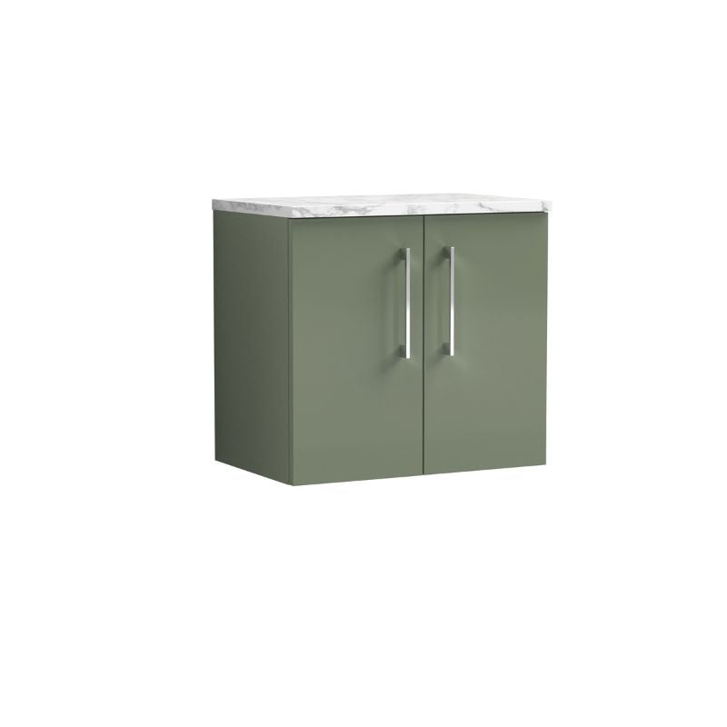 Nuie Arno Wall Hung 2-Door Vanity & Laminate (1 size, 2 styles, 8 colours) - Brand New Bathrooms