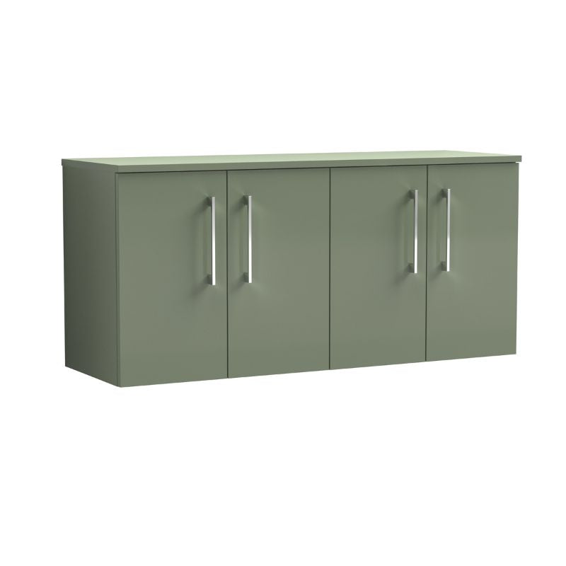 Nuie Arno Wall Hung 4-Door Vanity & Worktop (1 size, 8 colours) - Brand New Bathrooms
