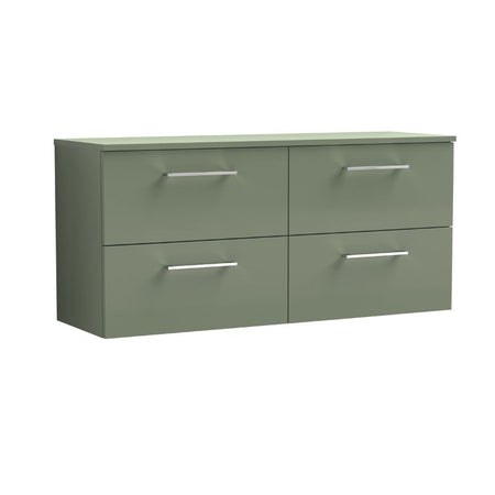 Nuie Arno Wall Hung 4 Drawer Vanity & Worktop (1 size, 9 colours) - Brand New Bathrooms