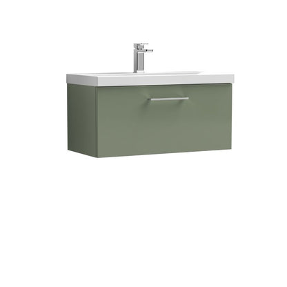 Nuie Arno Wall Hung 1 Drawer Vanity & Basin 1 (1 size, 9 colours) - Brand New Bathrooms