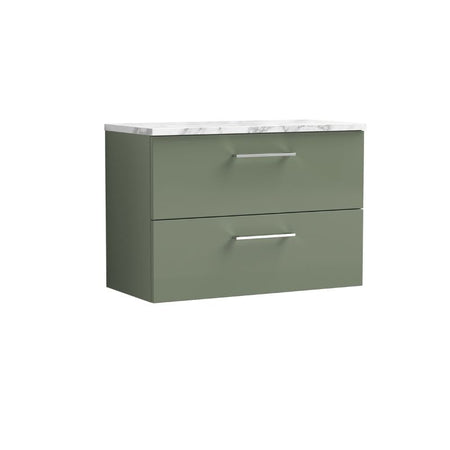 Nuie Arno Wall Hung 2 Drawer Vanity & Laminate (1 size, 2 styles, 9 colours) - Brand New Bathrooms