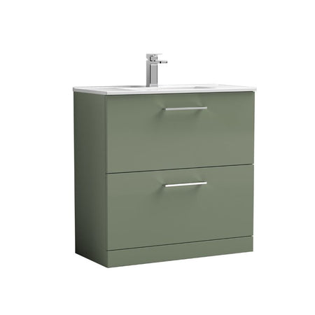 Nuie Arno Floor Standing 2 Drawer Vanity & Basin 2 (1 size, 8 colours) - Brand New Bathrooms