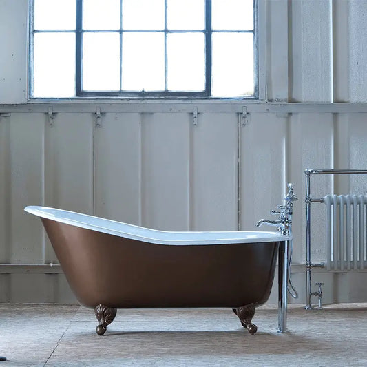 Arroll Bordeaux Cast Iron Freestanding Clawfoot Bathtub - Brand New Bathrooms
