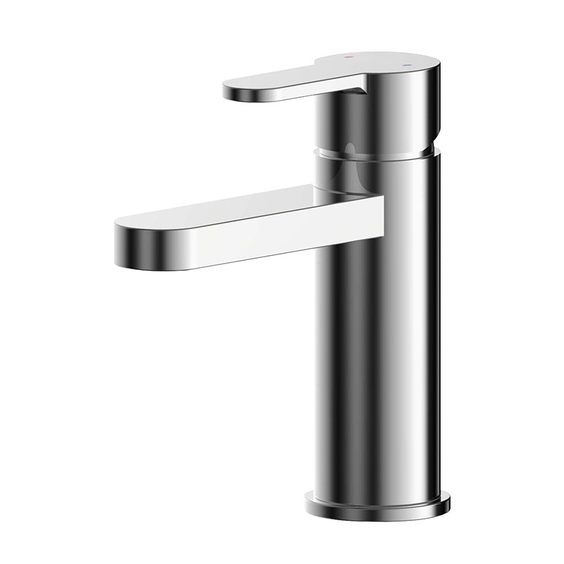 Nuie Arvan Eco Mono & Mono Basin Mixer With Push Button Waste (Chrome, 2 styles) - Brandnew Bathroom