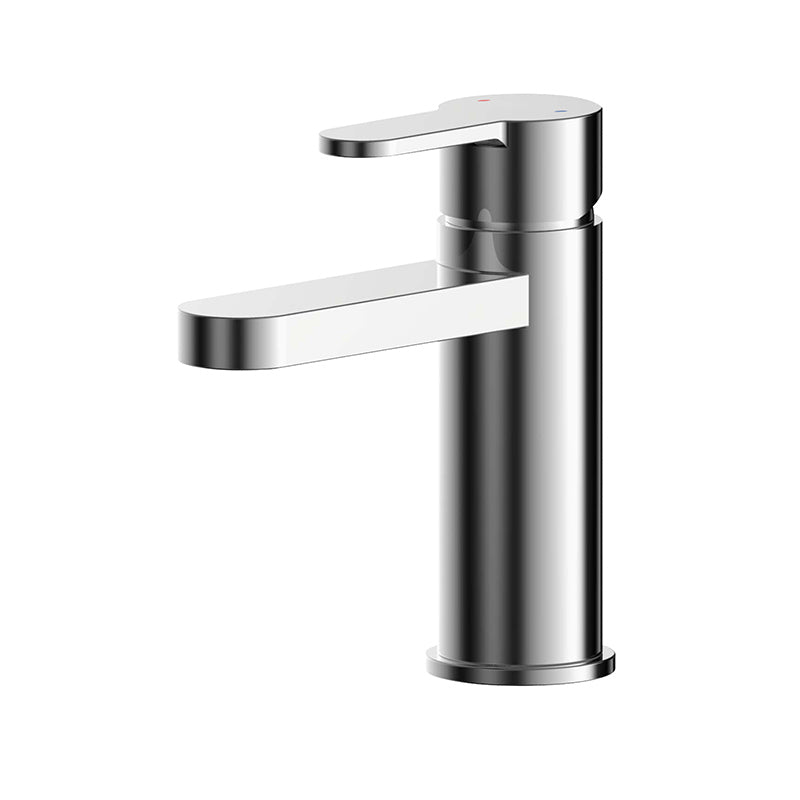 Nuie Arvan Mini Basin Mixer With Push Button Waste (Chrome) - Brandnew Bathroom