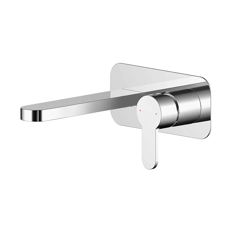Nuie Arvan Wall Mounted 2 Tap Hole Basin Mixer With Plate (5 colours) - Brandnew Bathroom