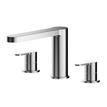 Nuie Arvan Deck Mounted 3 Tap Hole Bath Filler (Chrome) - Brandnew Bathroom