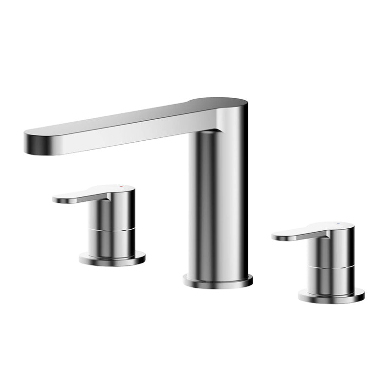 Nuie Arvan Deck Mounted 3 Tap Hole Bath Filler (Chrome) - Brandnew Bathroom