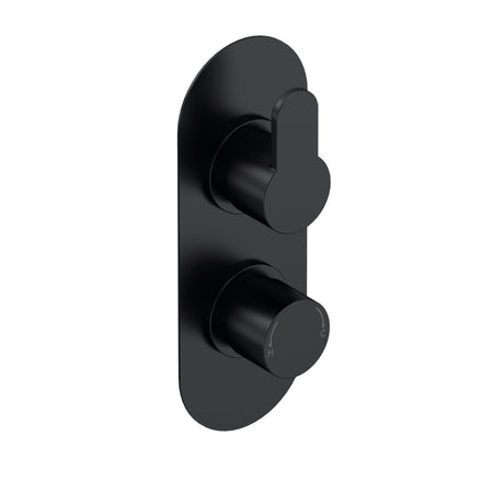 Nuie Arvan Twin Thermostatic Shower Valve With Diverter (1 size, 4 colours) - Brand New Bathrooms