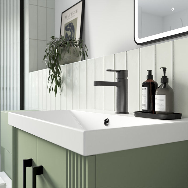 Nuie Arvan Mono Basin Mixer With Push Button Waste (4 colours) - Brandnew Bathroom