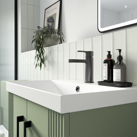 Nuie Arvan Mono Basin Mixer With Push Button Waste (4 colours) - Brandnew Bathroom