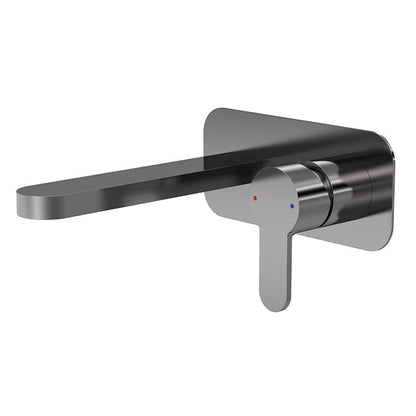 Nuie Arvan Wall Mounted 2 Tap Hole Basin Mixer With Plate (5 colours) - Brandnew Bathroom