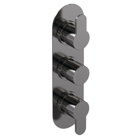 Nuie Arvan Triple Thermostatic Valve With Diverter (2 sizes, 4 colours) - Brand New Bathrooms