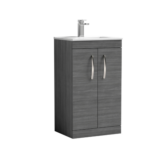 Nuie Athena Floor Standing 2 Door Vanity With Minimalist 1 Tap Hole Basin (1 size, 3 colours) - Brand New Bathrooms