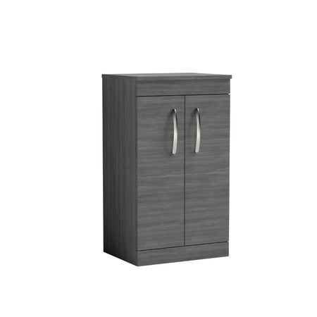 Nuie Athena Floor Standing 2 Door Vanity With Worktop (1 size, 2 colours) - Brand New Bathrooms