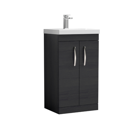 Nuie Athena Floor Standing 2 Door Vanity With Mid-Edge 1 Tap Hole Basin (1 size, 3 colours) - Brand New Bathrooms