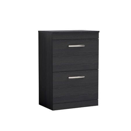 Nuie Athena Floor Standing 2 Drawer Vanity With Worktop (1 size, 2 colours) - Brand New Bathrooms
