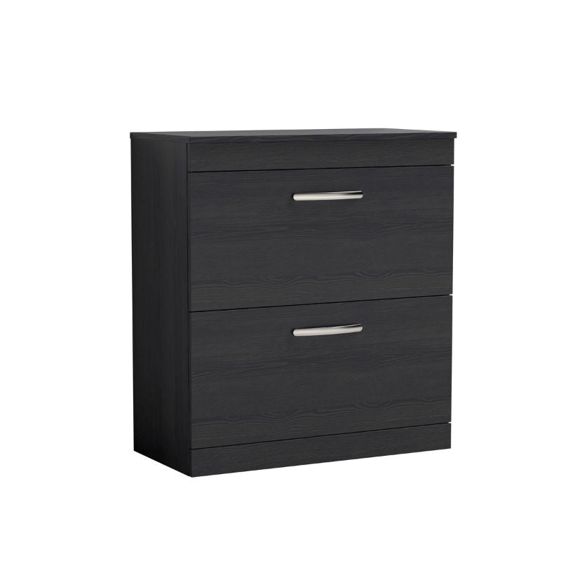 Nuie Athena Floor Standing 2 Drawer Vanity With Worktop (1 size, 2 colours) - Brand New Bathrooms