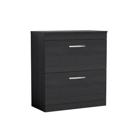 Nuie Athena Floor Standing 2 Drawer Vanity With Worktop (1 size, 2 colours) - Brand New Bathrooms
