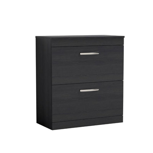 Nuie Athena Floor Standing 2 Drawer Vanity With Worktop (1 size, 2 colours) - Brand New Bathrooms